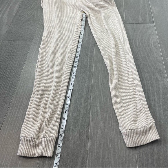 LBLC The Label Samantha High Waisted Ribbed Jumpsuit in Oatmeal Beige Revolve M - Picture 15 of 16